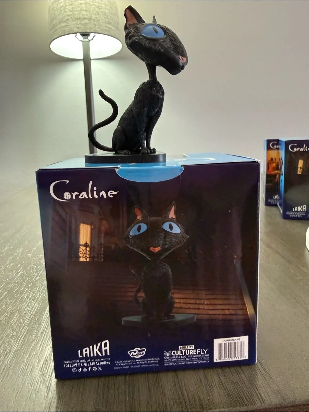 4.5 Fly Guys Coraline Cat Vinyl Figure